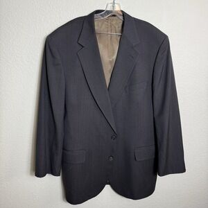 Men's Sports Coat Dark Grey Blazer Size 48/50 No Tags Made in the USA *READ